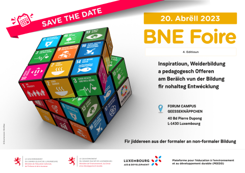 Save the date: 'Foire fir Bildung fir nohalteg Entwécklung'